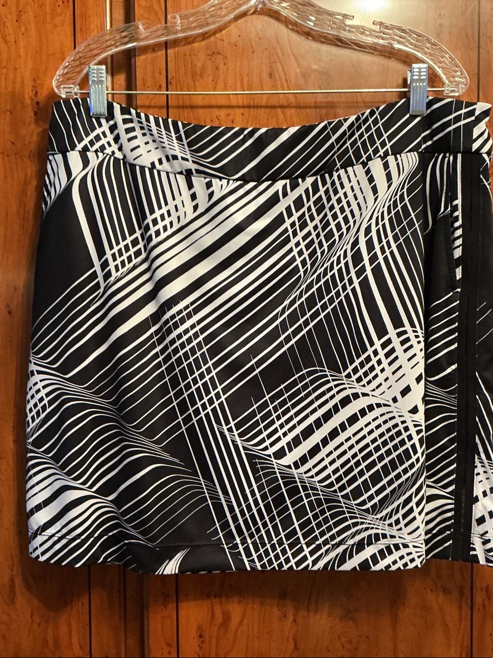 Black & White Graphic Skort